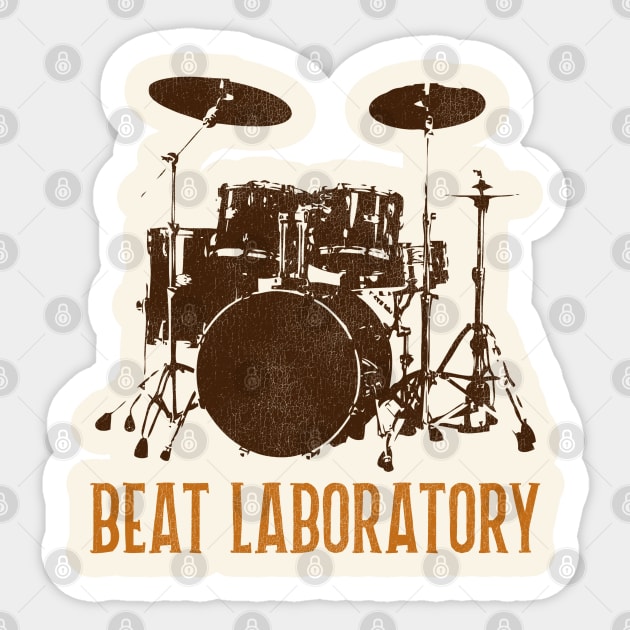 The Beat Laboratory Sticker by darklordpug